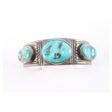 Navajo 3 Stone Cuff