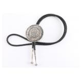 Navajo Hammered Concho Bolo