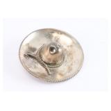 Sterling Sombrero Pin.