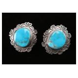 Alex Sanchez Turquoise Earrings.