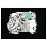 Stunning Turquoise & Sterling Cuff.