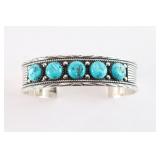 Navajo 5 Stone Cuff.