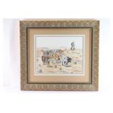 Original Watercolor on Paper.