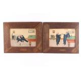 Lot of 2 Vintage Prints.