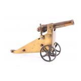 Pre-WWII Marble Shooting Brass Canon.