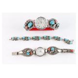 Navajo Men's & Women's Watch Set.
