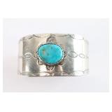 Petite Old Pawn Turquoise Cuff.