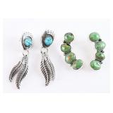 Collection of 2 Navajo Earrings