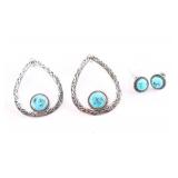 Lot of 2 Pair of Navajo Earrings.