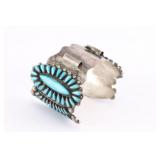 Large Navajo Watchband Cuff.