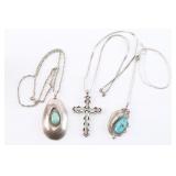 Lot of 3 Navajo Necklaces