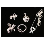 Lot of (5) Sterling Silver Pieces