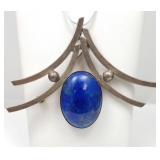 Striking Lapis Lazuli Pendant/Brooch