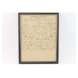 Antique Cattle Sale Document