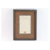 Antique Colt Firearm Document