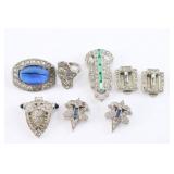 Art Deco Lot Costume Jewelry