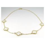 Necklace In the style of Van Cleef