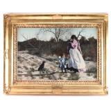 Original Oil on Board by Jack Hamilton