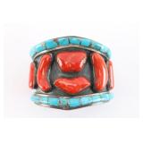 High Quality Navajo Turquoise Cuff