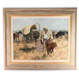 Original Oil on Board by Jack Hamilton