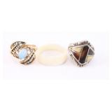 Lot of (3) Rings