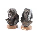 Pair of Fine Art Bronzes