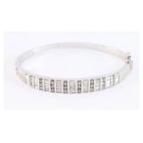 Ladies Diamond Bangle Bracelet
