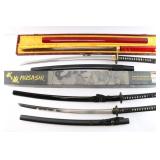 Lot of 4 Samurai Style Swords