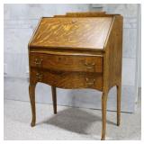 Antique Quarter Sawn Oak Secretary Desk