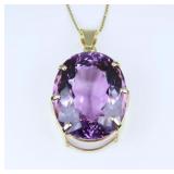 Magnificent 113.00 carat Amethyst Pendant