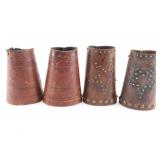 Lot of 2 Pairs Of Cowboy Cuffs