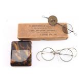 Shooting Glasses & Cigarette Case