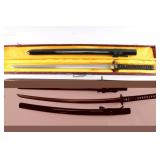 Lot of 3 Samurai Style Swords