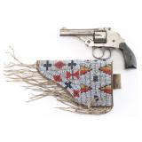 Thames Arms Revolver/Beaded Holster .32 S&W