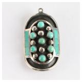 Zuni Turquoise & Sterling Pendant
