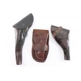 Lot of Vintage Leather Holsters