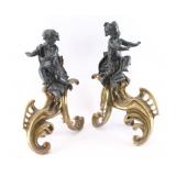 Victorian Bronze Gilded Screen Mounts