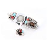 Navajo Watchband and Ring