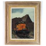 Original Oil on Board by Jack Hamilton