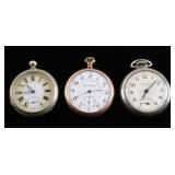 Lot of (3) Pocket Watches