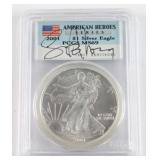 2001 Mint Silver Eagle Coin