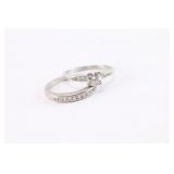 Lady's Art Deco Diamond Wedding Set