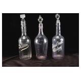 Collection of 3 Back Bar Bottles