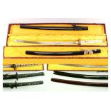 Lot of 4 Samurai Style Swords