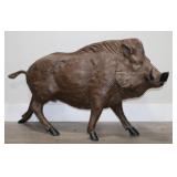 Metal Boar Yard Art