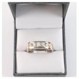 Mens Diamond Wedding Set