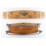 Collection of 2 Wine Barrel Spice Racks
