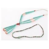 Lot of 2 Native American Necklaces