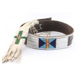 Lot of 2 Plains Indian Beaded Items