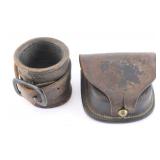 Civil War Cap Pouch& Carbine Ring